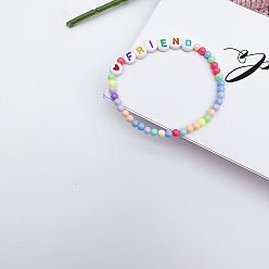 5 Colorful Beaded Bracelet for Kids - Devil's Eye Bohemian DIY Handmade Mi Band 4 Strap