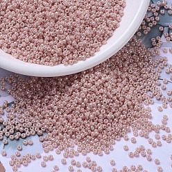 (RR429) Непрозрачный Лосось Миюки круглые бусины рокайль, японский бисер, 11/0, (rr 429) непрозрачный лосось, 2x1.3 мм, отверстие : 0.8 мм, Около 1111 шт / 10 г