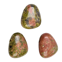 Унакит Природные подвески Unakite, грушевые обереги, 23~23.5x28.5~29x12~13 мм, отверстие : 2.5 мм