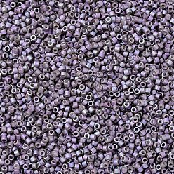 (DB1065) Матовый Металлический Глициния Золотой Ирис Бусины miyuki delica, цилиндр, японский бисер, 11/0, (дБ 1065) матовая металлическая глициния золотой ирис, 1.3x1.6 мм, отверстие : 0.8 мм, Около 2000 шт / 10 г