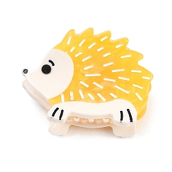 Hedgehog Заколки для волос с когтями из смолы, аксессуары для волос для женщин и девушек, еж, 33.5x24x22.5 мм