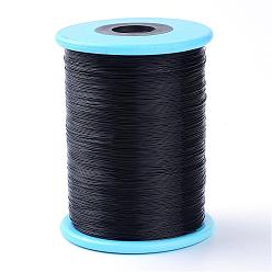 Black Fishing Thread Nylon Wire, Black, 0.4mm, about 1312.33 yards(1200m)/roll