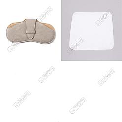 Цвет Древесины 1чехол для очков из искусственной кожи, для очков, солнцезащитные очки протектор, с тканью для чистки очков из замшевого волокна 1pc, деревесиные, сгиб: 87x175x8 мм, развернуть: 163x175x8 мм