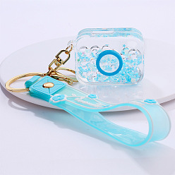 3.Camera-Blue Cute Cartoon 5-Star Oil Keychain Candy Ocean Keyring Creative Flower Camera Pendant