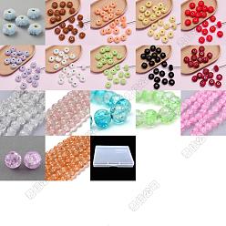 (52) Непрозрачная лаванда Набор для самостоятельного изготовления бусин, имитация кроличьей шерсти европейские бусины, бисер, разнообразные, разноцветные, 10~20x10~12 мм, отверстие : 1.3~4 мм