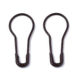 Кокосово-Коричневый Окрашенные распылением железные булавки из калебаса, Маркер вязальной строчки, кокосового коричневый, 21.5x9.5x1.5 мм, штифты : 0.5 мм