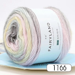 Misty Rose Wool Chenille Yarn, Velvet Cotton Hand Knitting Threads, for Baby Sweater Scarf Fabric Needlework Craft, Misty Rose, 2mm