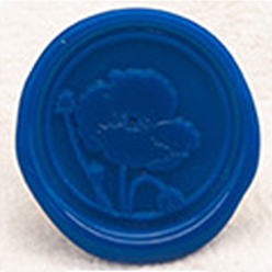 Морской Синий Частицы сургуча, для ретро печать печать, восьмиугольник, Marine Blue, размер бутылки: 40x34 мм, о 45шт / бутылка