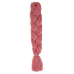 Pale Violet Red Long Single Color Jumbo Braid Hair Extensions for African Style - High Temperature Synthetic Fiber