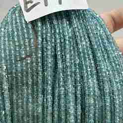 Apatite Natural Apatite Beads Strands, Cube, 3x3x3mm, Hole: 0.5mm, about 126pcs/strand, 14.96''(38cm)