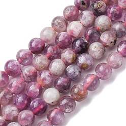 Другие Кварцы Природного кварца нитей бисера, круглые, 6 мм, отверстие : 1 мм, около 59 шт / нитка, 14.96'' (38 см)