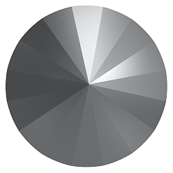 23980 272 Hematite Preciosa® maxima кристалл круглые камни, чешский хрусталь, нетронутый, биконус(436 11 177 риволи), 23980 272 гематит, ss 47 (10.55~10.9 мм)