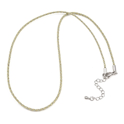 Темный Морско-зеленый 2мм нейлоновый плетеный шнур для изготовления ожерелий, с латунными выводами и 202 застежками из лобстера из нержавеющей стали, платина, долговечный, стойки покрытие, темно-зеленый, 17.72 дюйм (45 см)