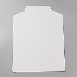 White Cardboard Shirt Inserts Folding Forms for Packing, T-Shirt Packing Sheet, White, 340x250x0.5mm
