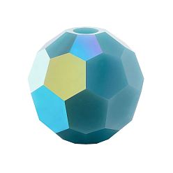 63030 200 Turquoise AB Хрустальные бусины preciosa®, чешский хрусталь, 451 19 602 круглый, 63030 200 бирюзовый ab, 6 мм, отверстие : 1.2 мм