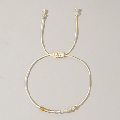 Citrino Pulseras de cuentas trenzadas con piedras de nacimiento naturales para mujer, citrino, con granos de cobre amarillo, diámetro interior: 11 pulgada (28 cm)