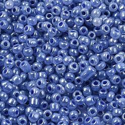 Лиловый 8/0 Цейлон круглый бисер, сирень, Размер : диаметром около 3 мм , отверстие: 1 мм, Около 1101 шт / 50 г