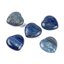 Lapis Lazuli Natural Lapis Lazuli Healing Stones, Heart Love Stones, Pocket Palm Stones for Reiki Ealancing, 30x30x11.5~12.5mm