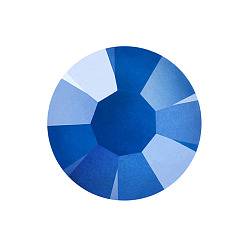 00030 435 Crystal Neon Blue Preciosa® maxima crystal без горячей фиксации плоские камни, чешский хрусталь, лаковое фольгирование, круглый(438 11 615 шатон-роза), 00030 435 кристально-неоново-голубой, ss 16 (3.8~4 мм)