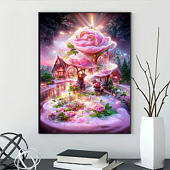 China Factory DIY Fantasy Rose Pattern Diamond Painting Kits