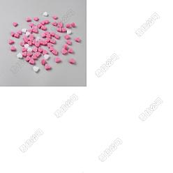 Ярко-Розовый 500шт. пенопластовых шариков в форме сердца, для изготовления поделок на свадьбу и праздник своими руками, ярко-розовый, 15.5x17.5x10 мм