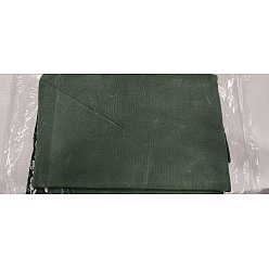 Темно-оливково-зеленый 1 ярдовая хлопчатобумажная ткань, с воском, для аксессуаров для холщовых сумок, темно-оливковый зеленый, 1420~1480x0.7 мм