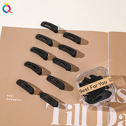 Boxed Mini Claw Clip - Duck Clip Black Stylish Hair Clips Set for Women - Boxed Mini Claw, Side and Bangs Hairpins