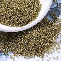 (DB2046) Светящийся Гриб Бусины miyuki delica, цилиндр, японский бисер, 11/0, (дБ 2046) светящийся гриб, 1.3x1.6 мм, отверстие : 0.8 мм, Около 2000 шт / 10 г