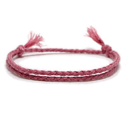 13# Bracelet tressé fait main coloré avec boucle de sécurité simple et à la mode