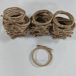Цвет Древесины 30 шт. украшения для витрин из джутового шнура, деревесиные, 8 мм