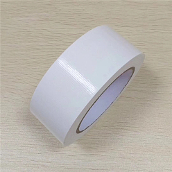 White Polyethylene & Gauze Adhesive Tapes for Fixing Carpet, Bookbinding Repair Cloth Tape, Flat, White, 1.8cm, 50m/roll