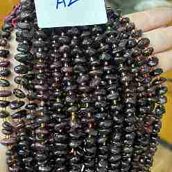 Гранат Гранат природный бисер нитей, самородки с отдельными бусинами, 12x10x5 мм, отверстие : 0.8 мм, около 54 шт / нитка, 15.16'' (38.5 см)