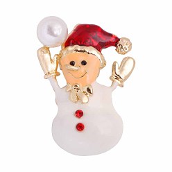 YNCP1593 Halloween snowman Christmas old man corsage drip oil socks brooch costume accessories brooch