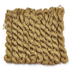 Коричневый Нейлоновая нить, нейлоновая нить для плетения браслета, кофе, 1 мм, около 26.24 ярдов (24 м) / пачка, 10 расслоения / мешок, около 262.46 ярдов (240 м) / мешок