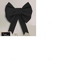 Черный 1 Наборы для изготовления бантиков из ЭВА-материала, включая ткань ЭВА, полиэстеровые ленты, клейкая лента и крючок для подвешивания, чёрные, 603x151x1.5 мм