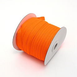 Оранжевый Хлопчатобумажные ленты из твила, елочка ленты, для шитья, оранжевые, 3/8 дюйм (10 мм) x 0.84 мм, о 80yards / рулон (73.15 м / рулон)