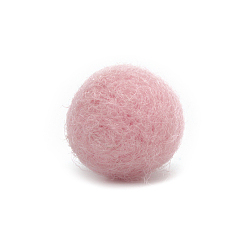 Pearl Pink Wool Felt Balls, Pom Pom Balls, for DIY Decoration Accessories, Pearl Pink, 20mm