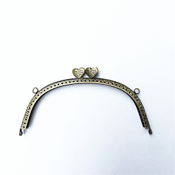 Античная Бронза Ручка с железным кошельком, Для швейной машины, античная бронза, 16.5 см