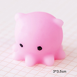 Elephant TPR Stress Toy, Funny Fidget Sensory Toy, for Stress Anxiety Relief, Animal, Elephant Pattern, 35x30mm