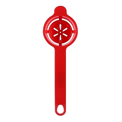 Красный Пластиковый сепаратор яичного белка и желтка, инструмент для выпечки, красные, 190x61 мм