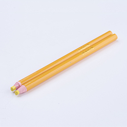 Yellow Oily Tailor Chalk Pens, Tailor's Sewing Marking, Yellow, 16.3~16.5x0.8cm