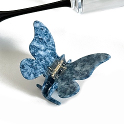 Белый Навахо Заколки-когти из ацетата целлюлозы в форме бабочки, аксессуары для волос для женщин и девочек, навахо белый, 70x57x93 мм