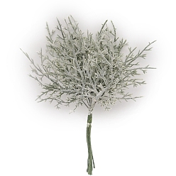 Темный Морско-зеленый Пластиковые искусственные листья из инея для украшения свадьбы, Рождества, домашний декор своими руками, темно-зеленый, 150 мм, цвет: 60 mm в диаметре