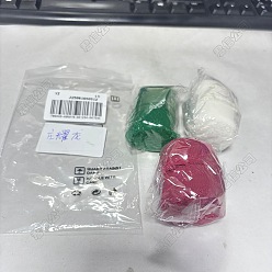 (52) Непрозрачная лаванда 3 рулоны 3 цвета полиэфирной ленты, для аксессуаров для одежды, украшение подарка, разноцветные, 2 дюйм (50 мм), около 5.00 ярдов (4.57 м) / рулон, 1 рулон / цвет