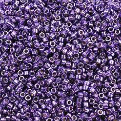 (DB2509)Duracoat Galvanized Dark Lilac Бусины miyuki delica, цилиндр, японский бисер, 11/0, (db2509)duracoat оцинкованный темно-сиреневый, 1.3x1.6 мм, отверстие : 0.8 мм, Около 2000 шт / 10 г