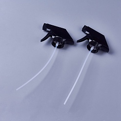 Black Plastic Spray Head, Mist Spray & Stream Sprayer Replacement Trigger Spray Tops, Black, 22.3x9.5x3.1cm