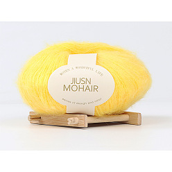 05 chicken yellow Nine-color bird mohair handmade diy crochet baby line fine wool group scarf hat sweater line