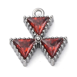 (123L) Белый крем непрозрачный блеск 304 кубический стальные подвески из нержавеющей диоксида циркония, огнеупорный кирпич, 12.5x12.5x3 мм, отверстие : 1.2 мм