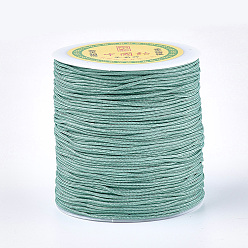 Medium Aquamarine Nylon Thread, Medium Aquamarine, 1.5mm, about 120.29 yards(110m)/roll
