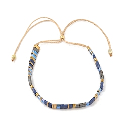  Браслеты-слайдеры ручной работы из стеклянных бусин в винтажном этническом стиле для женщин, красочный, 11 дюйм (28 см)